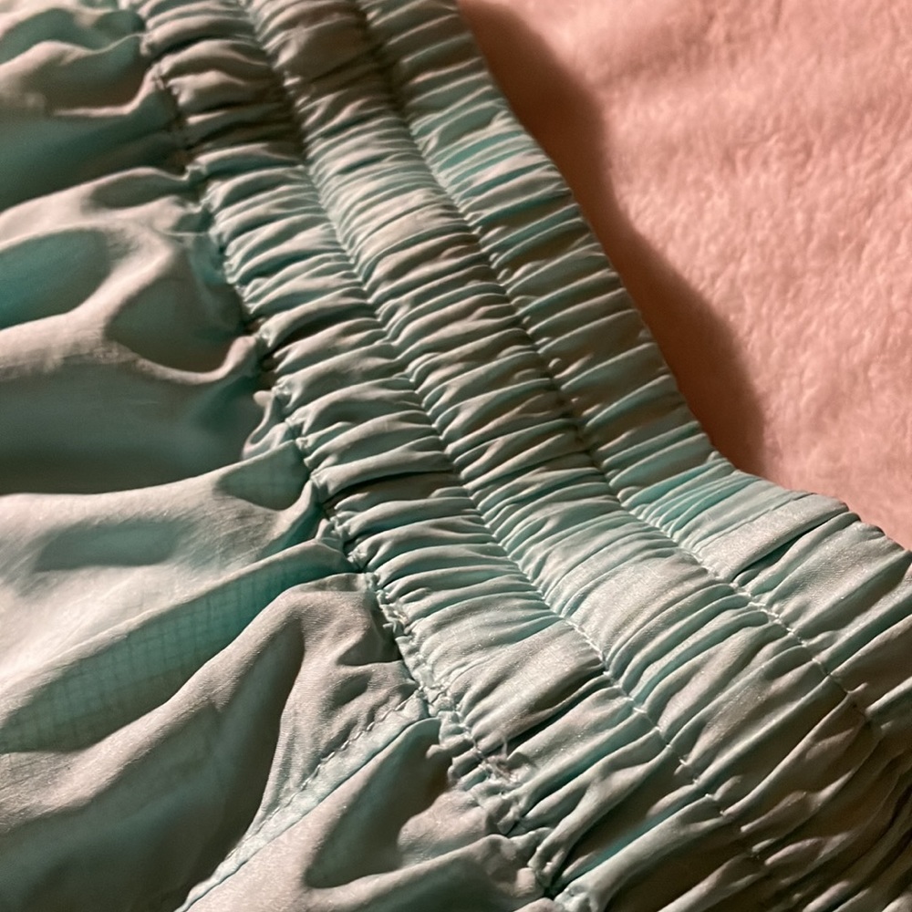 Teal Running shorts